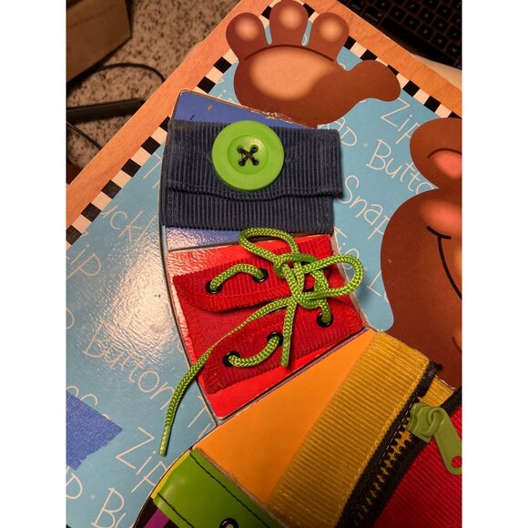 Melissa & Doug Basic Skills Puzzle Board - Wooden Educational Toy - Picture 3 of 10